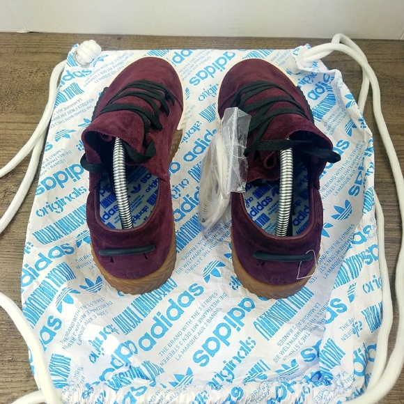 ADIDAS ORIGINALS Alexander Wang Skate Maroon Gum - Picture 6 of 7